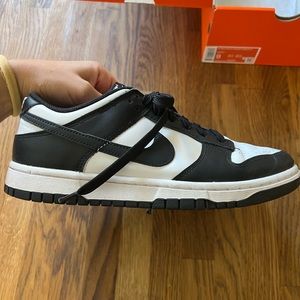 Nike Dunk Lows. Size 9. Black & White.